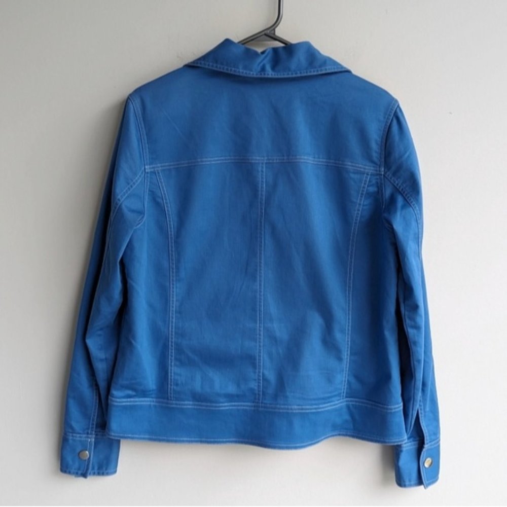 Koret blue button down light jacket - Picture 4 of 6